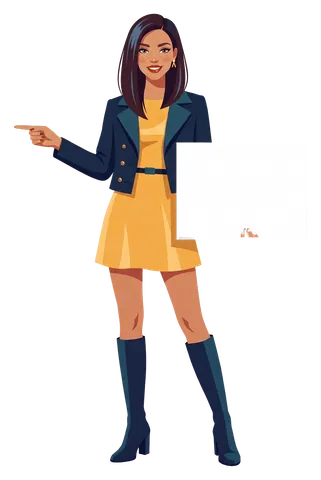 A woman pointing, with a board in hand: Closed 3 AM to 10 AM