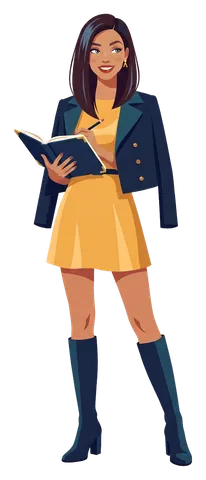 A woman writing in a logbook. Tag: Checked on October 7, 2026